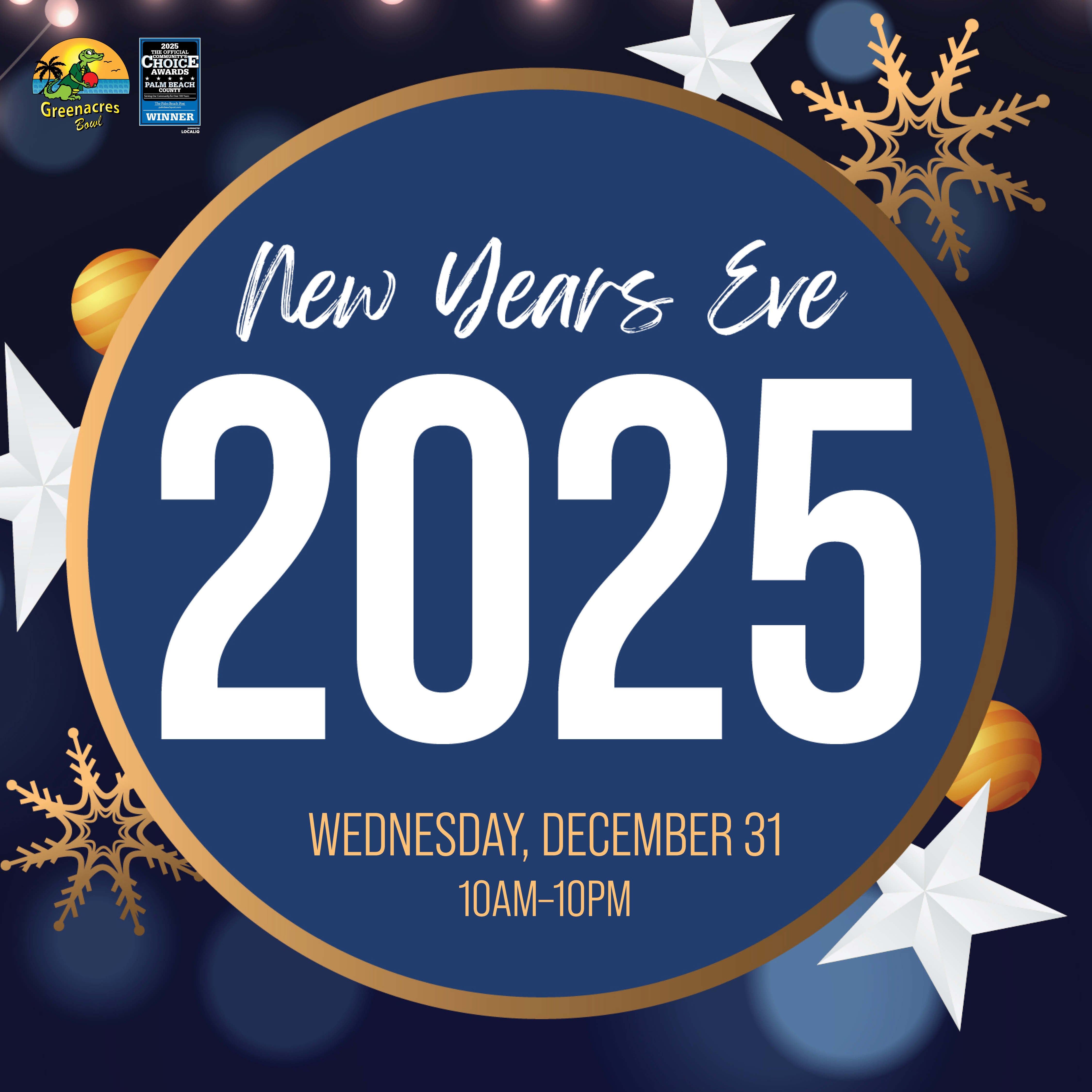 NYE 2025 information