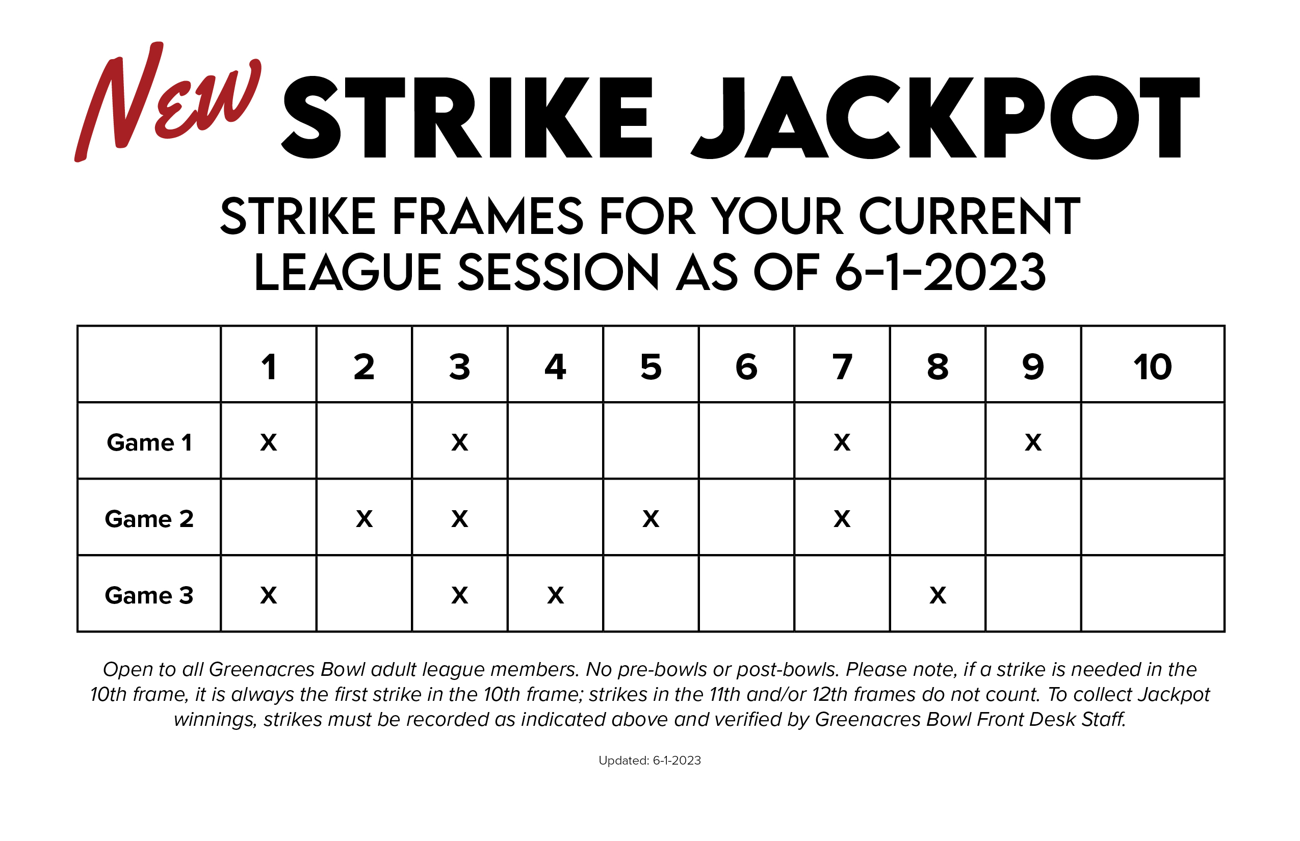 Strike Jackpot | Greenacres Bowl